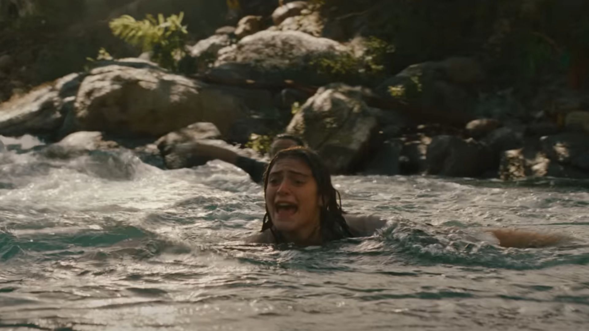 Teresa is moored on the island (Image via YouTube/Universal Pictures)